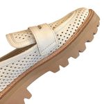Like New Dolce Vita Leather Malila Loafers Ivory Size 7.5 Photo 5