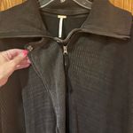 Free People ‘Suzie’ Oversized Poncho Jacket Cape in Washed Black Size XS/Small Photo 5