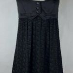 BCBG MAXAZRIA Black silk blend corset sleeveless sheath dress S Size 2 Photo 0