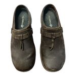 Merrell Encore Bracken Brown Leather Braided Slide Q2 Slip On Shoe 6.5 Mules GUC Photo 7