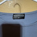 White Fox Boutique  Blue Long Sleeve Top Photo 1