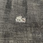 Lacoste  Grey Chambray Cotton Linen Blend Sleeveless Shirt Dress Size 6/Small Photo 7