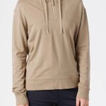 Travis Mathew Horizon Line Zip Ponte Hoodie in Natural size L NWT Photo 0