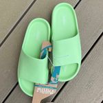 Mad love Trendy  Star Slides Mint Green Beach Pool Sandals Comfy Photo 6