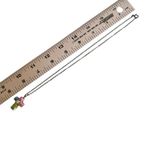 Vintage Millefiori Glass Cross Necklace Photo 7