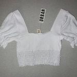 Urban Outfitters Eyelet White Blouse Photo 1