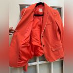 Gap Vintage  Y2K The Academy Blazer Single Breasted Jacket Fire Coral Size 6 S Photo 4