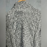 Athleta Mendoza 1/2 Zip Running Shirt Thumb Holes Space Dye Gray/Blue Sz XSmall Photo 4