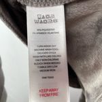 NWT House of Harlow‎ 1960 Pullover Velour Sleep Shirt in Taupe Size Small Gray Photo 4