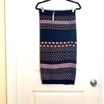 re:named NWOT Renamed 2-Piece Sweater Skirt Set - Long Sleeve - Graphic Print - Women L Photo 1