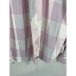Rails  Hunter Long Sleeve Plaid Blouse in Lavender Blossom White Size Medium Photo 5