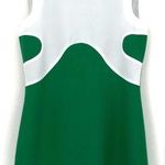 SWINGING CHICKS 60s 70s Inspired Retro A Line Dress Green White L Size L Photo 0