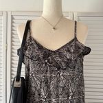 Angie  Ruffled Front Strappy Summer Aztec Patterned Jumpsuit (NWT) Photo 3