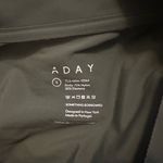 ADAY  Something Borrowed Shirt Moss Green- Long Sleeve Button Up Size S Photo 3