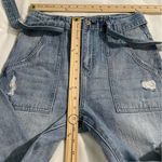 VERVET‎ Distressed Tie Waisted Belted Jeans High Rise Size 27 Blue Photo 5