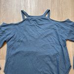 Melrose and Market  Pullover Sweater Womens Size Large Cold Shoulder Blue New NWT‎ Photo 8