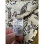 Faherty Portia Linen Blend Top Floral Peasant V Neck Size Small Cottagecore Photo 10