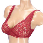 PINK - Victoria's Secret Victoria's Secret Very Sexy Sheer Lace Unlined Wireless Bralette small​ Photo 0