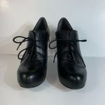 Lauren Blakwell Lauren Blackwell black heeled platform booties size 8.5 M Photo 3