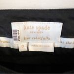 Kate Spade Black Ponte Pants Zipper Pockets Ankle Fit Size 0 Business Casual Photo 3