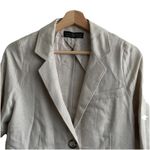 Peruvian Connection  Belda Blazer Jacket Lyocell Linen Cream Classic Western 2 Photo 5