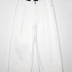 Banana Republic Wide-Leg Crop Jeans White High Rise NWT Size 12 Photo 0