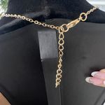 Gold Plated Coquette Bow Earrings Necklace SET Womens Jewelry Photo 6