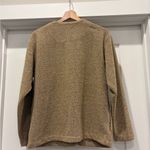 Equestrian Wolf Head Detail’s 90’s School Teacher Tan Knit Cardigan Size Medium Photo 13