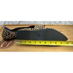 Rothy's  Leopard Print Flats The Pointe Toe Black Tan Womens Shoes Size 9 Photo 12