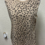 Zoe & Liv  Tan Leopard Print Muscle Tee Photo 0