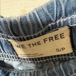 We The Free  Blue Denim Culottes Pull Up Size Small Photo 1