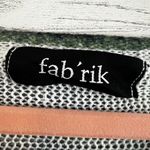 fab'rik Fab’rik Green Abstract Long Sleeve Loose Knit Sweater Size M Photo 4