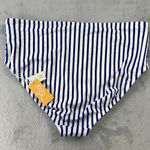 Kona Sol Women's Hipster Bikini Bottom Size XXL (20W/22W) Blue Stripe Classic Photo 4