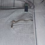 Joe B  Gray Cropped Pants with Zipper Pockets Photo 5