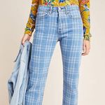 Levi's PLAID WEDGIE STRAIGHT FIT WOMEN'S JEANS Photo 0