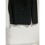 Banana Republic Womans Bananna Republic Classic Stretch Black 1 Button Blazer Size 0 Photo 1