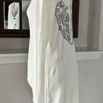 Belle France Off-White Button-Up Hi-Low Hem Sweater (Made in Italy) Size M New Photo 4