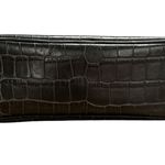 Antonio Melani Black Crocodile-Embossed Satchel Photo 4