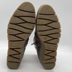 Diba True  Womens 8 Booties Next Day Wedge Platform Brown Leather Soft Side Zip Photo 5