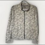 Zyia  Active Cream Combo Zip Jacket Sweatshirt Size Large Performance Outdoor Photo 0