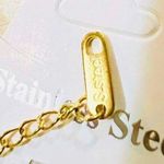 Gold Plated turquoise Herringbone necklace Snake Womens Jewelry Fishbone Photo 11