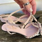 Kate Spade  NEW YORK Lydia Jewel Pumps Pink Black T Strap Size 8.5 Photo 9