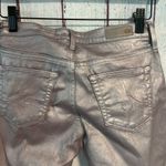 AG Adriano Goldschmied NWOT  Pink Faux Leather Skinny Jeans Photo 8