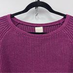 Chico's Chico’s 1 Women's wool blend knit Purple batwing Sweater pullover Photo 8