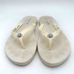 Coach  Women's White Abbigail Flip Flop Thong Sandals Size 9 Photo 2