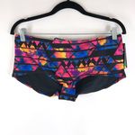 Tyr. Womens Santa Rosa Cheeky Shorts Bikini Swimwear Bottoms Pink Blue XL 14/16 Photo 0