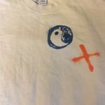 ZARA Beige Multi Yin Yang Oversized Sweatshirt 0722/415/710 $69.90 EUC 1X Photo 4