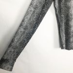Adrienne Vittadini  Button Down Snake Print Top Size L Photo 4