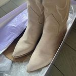 Madden Girl Arizona Cream Suede Boots Photo 5