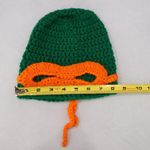 Green Crochet Cable Knit Turtle Mask Y2K Vintage Beanie Hat Cap OS Photo 4